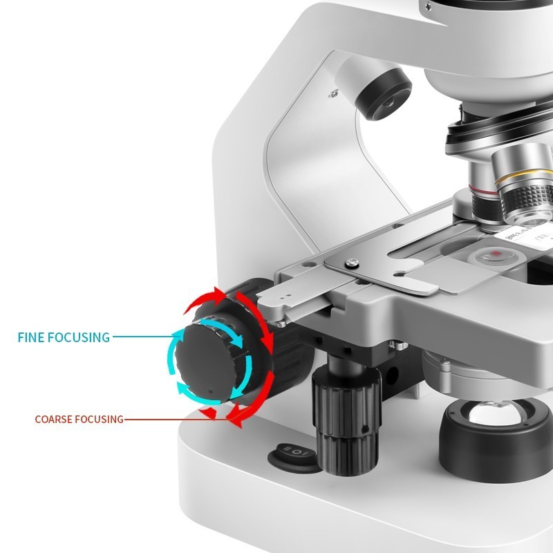 M83EZ1140X - 2500X Double-layer binocular LED laboratory Composite microscop