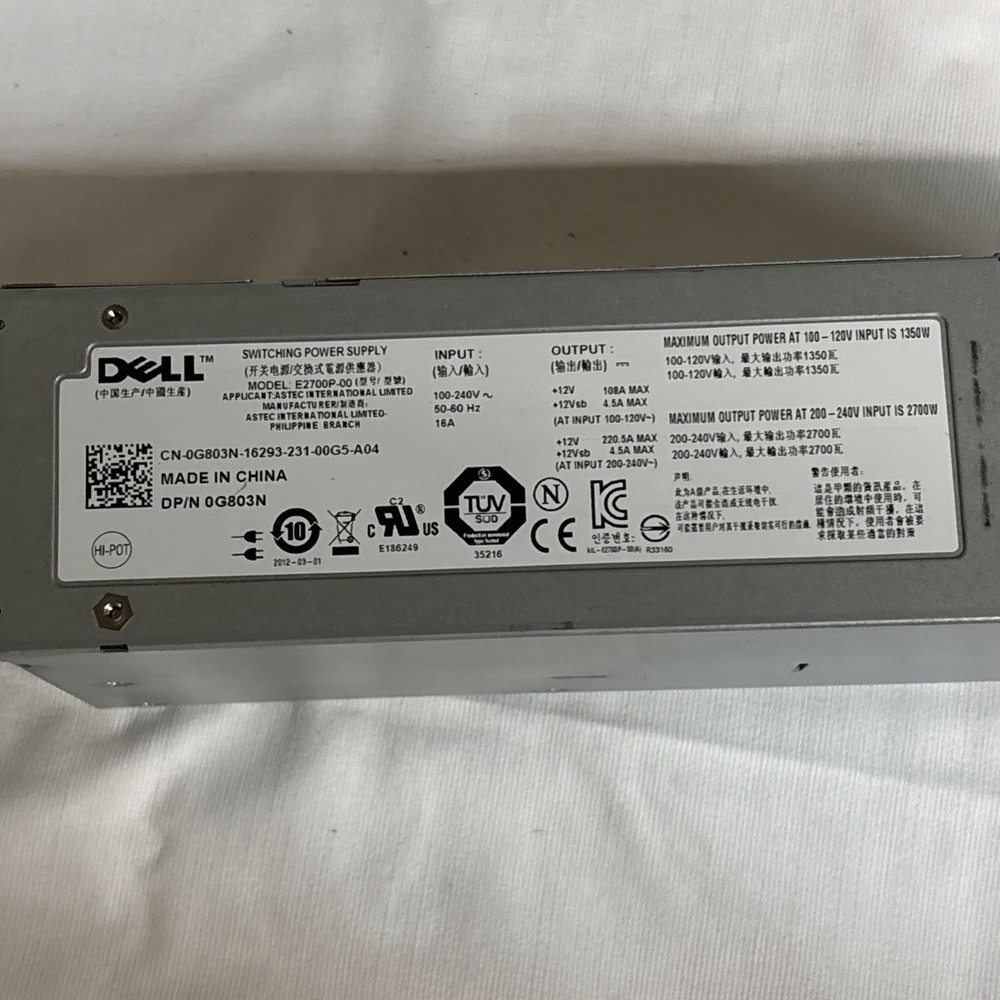 Dell 7001333-J100 Power Supply