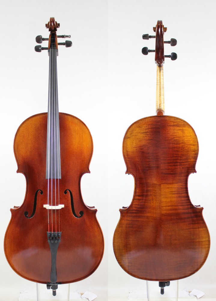 Best Model ! A Stradivari Style Cello 1/2 Size, Deep Tone #8052