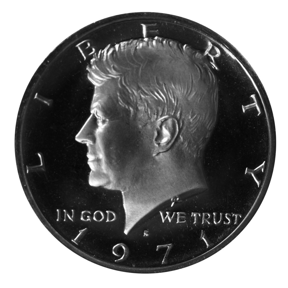 1971 S Kennedy Half Dollar Gem Proof CN-Clad