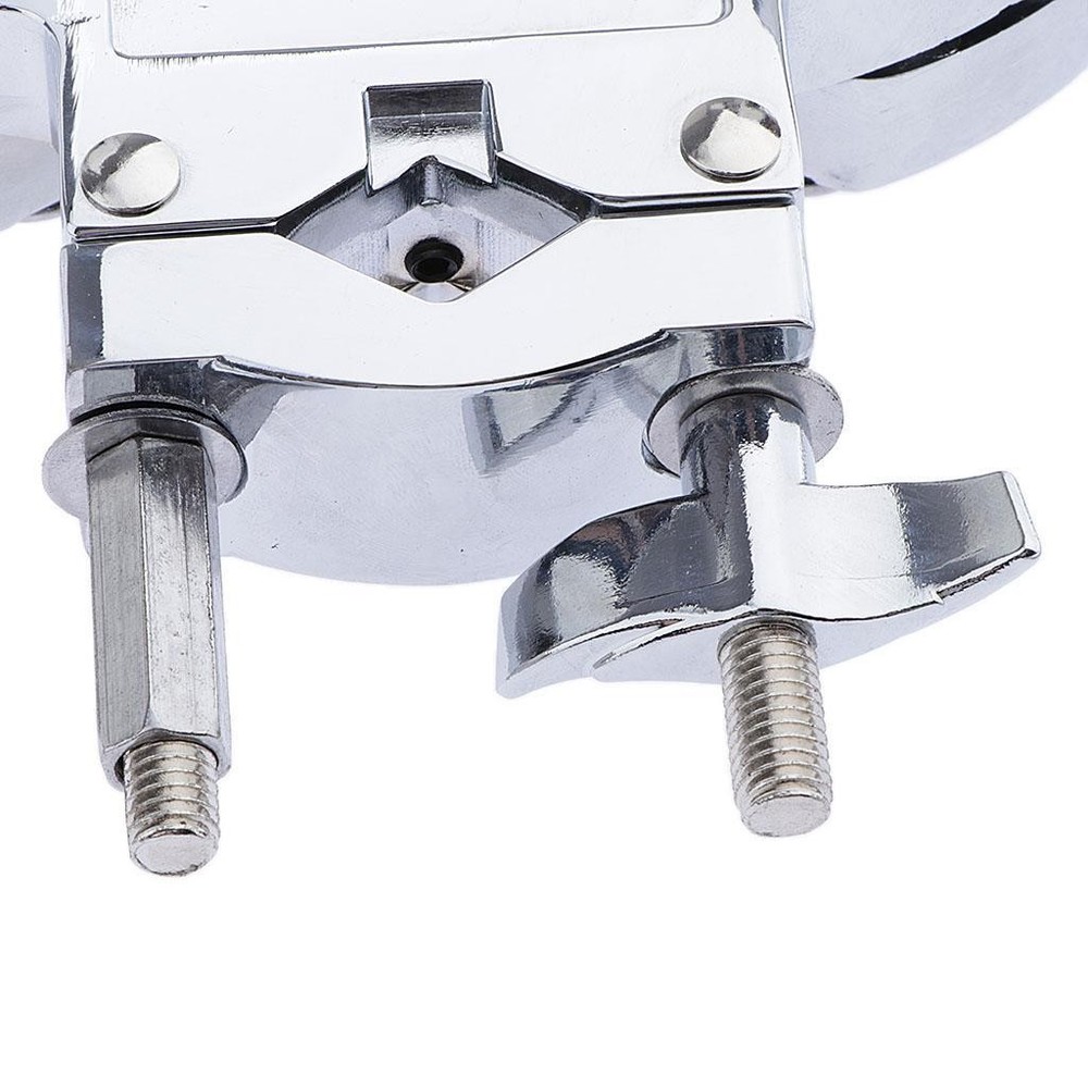 Double Tom Clamp Drum Stand Holder Mounting Hardware (Zinc