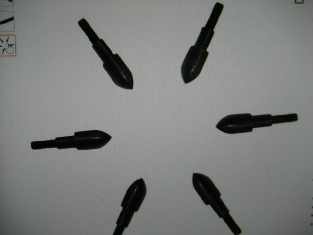 POSCH 100 GRAIN 6PACK TARGET POINTS OUTDIA. 19/64"