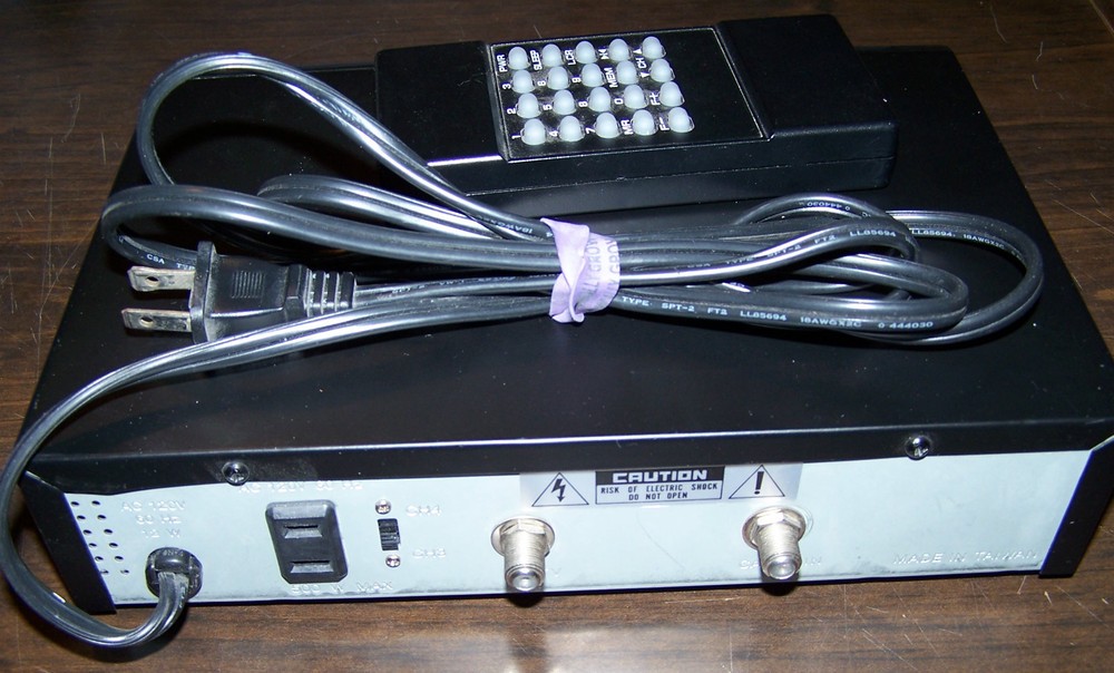 HE+ WIRELESS REMOTE CONTROL CABLE CONVERTER TUNER WITH REMOTE EUC!