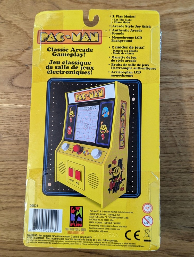 Arcade Classics Mini Arcade Pac-Man Brand New, Basic Fun