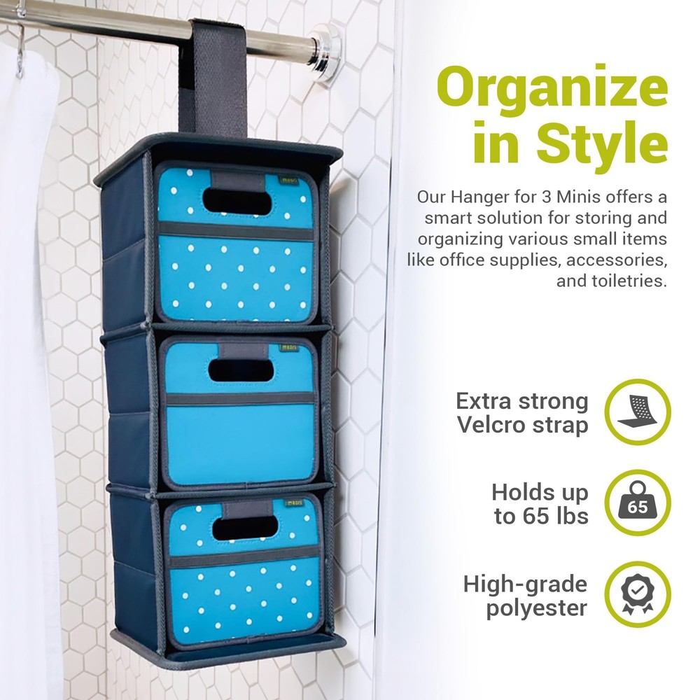 Mini Foldable Storage Box, Bundle, Hanger 3