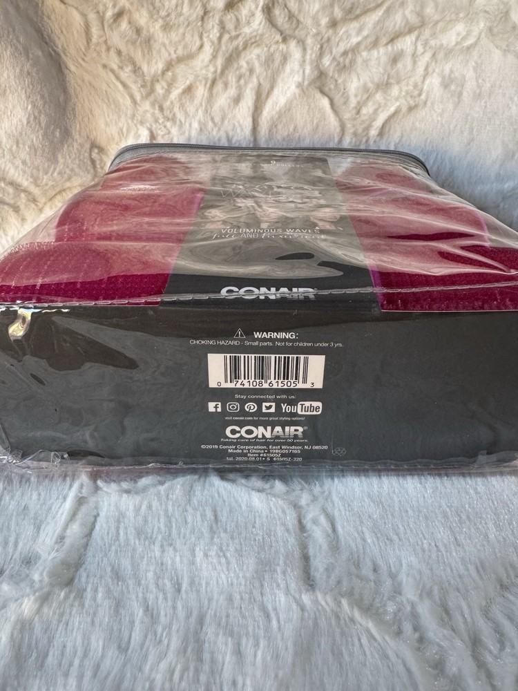 Conair Mega Self-Grip Rollers in Hot Pink, 2.5” 9 Count