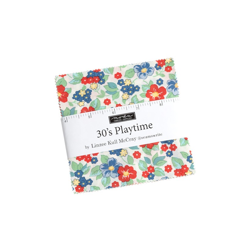 30's Playtime Moda Mini-Charm Pack Linzee McCray