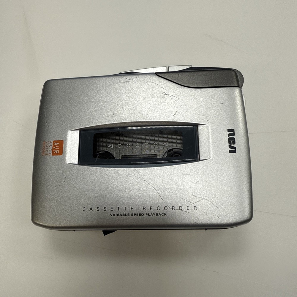 RCA RP3536A Handheld Cassette Voice Recorder Player Variable Speed WORKS/READ
