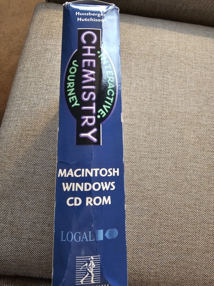 Interactive Chemistry Journey Leaning CD Opened Box