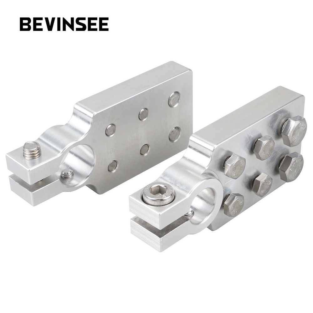 For Car Audio 6 Spot Flat Multi Connection Battery Terminals For SAE Post