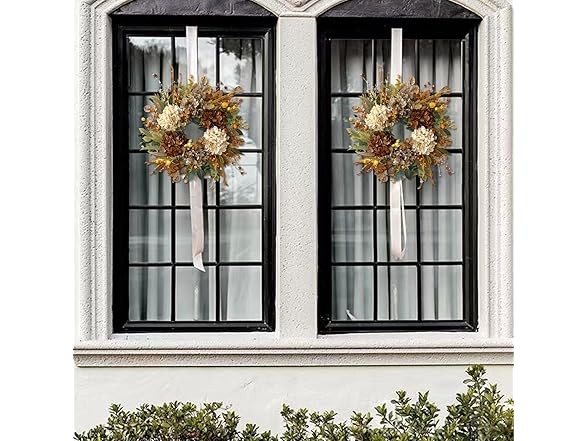 WANNA-CUL Rustic Hydrangea 24" Wreath 10-rustic Hydrangea