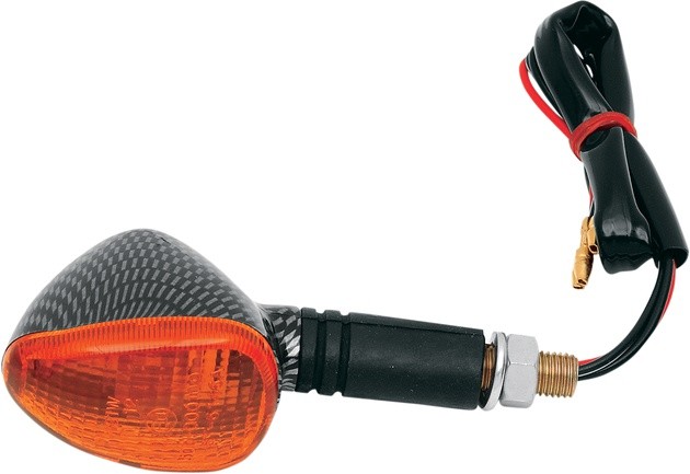 K&S Compact Flexible Marker Light Single Filament Carbon Amber