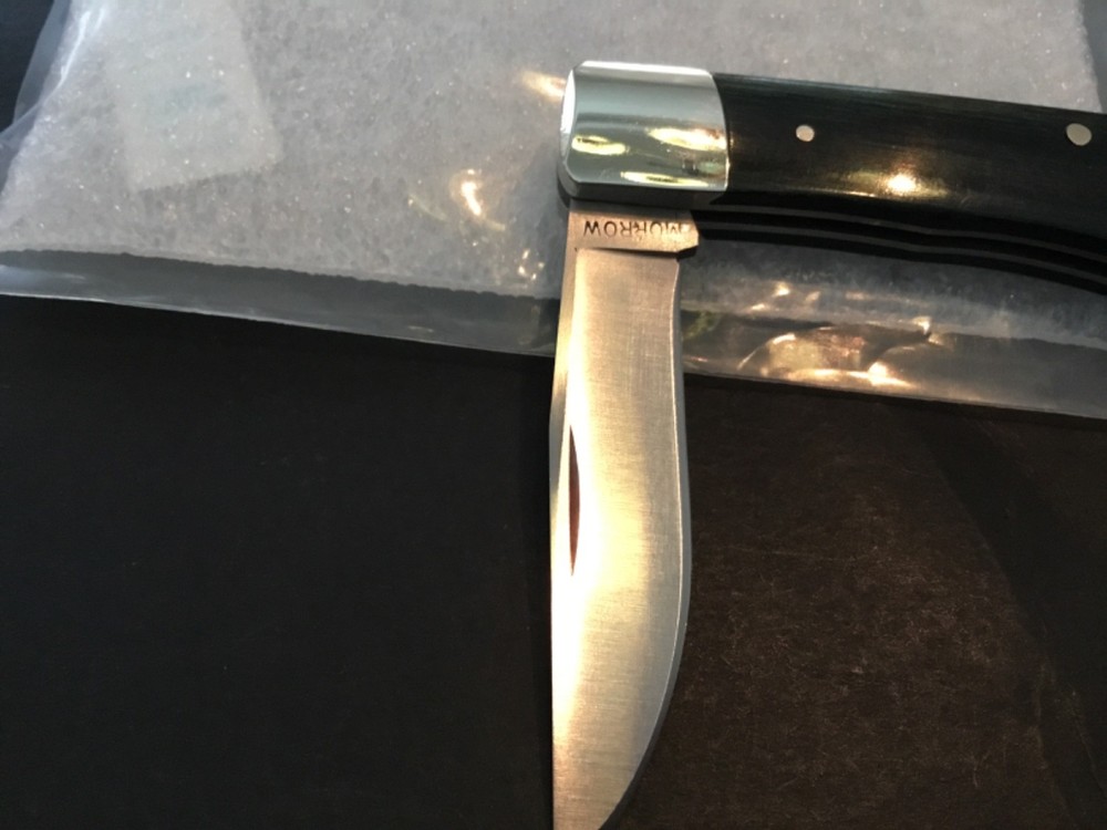 Custom Don Morrow Single Blade Trapper Slipjoint Folder Folding Knife