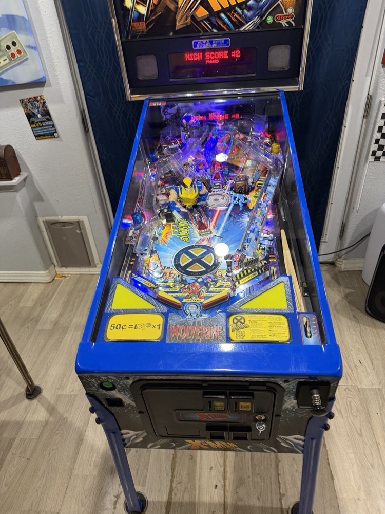 pinball machine Xmen Le Wolverine, extremely Rare