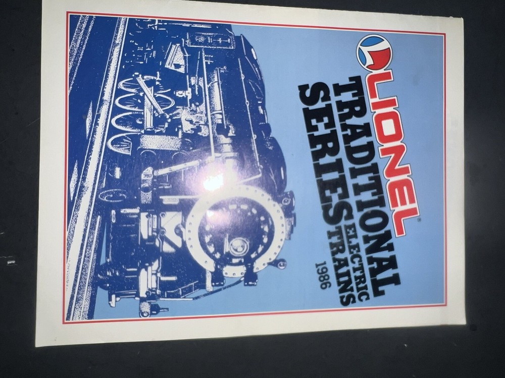 Lionel Traditional Series Electric Trains catalog (1986)