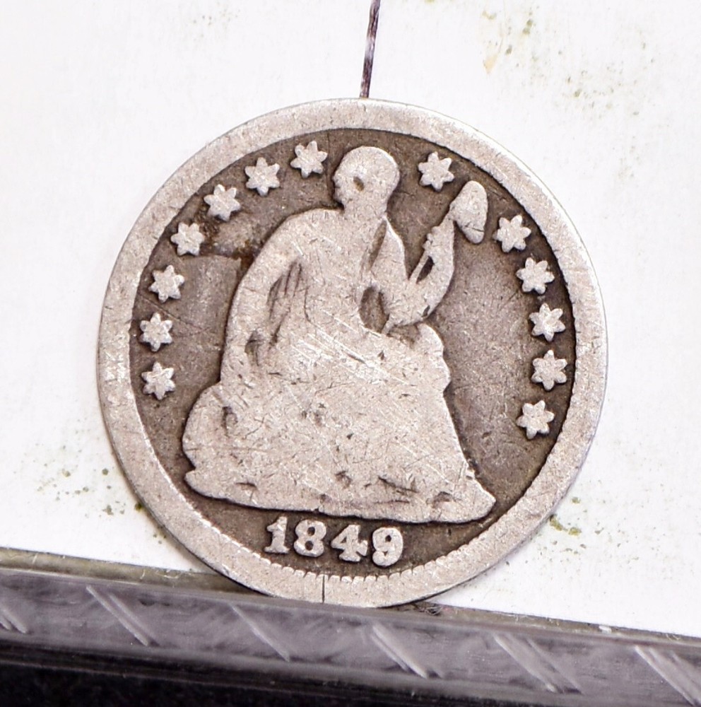 1849 Half Dime - Good (#57216-L)