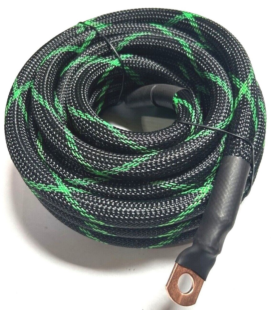 Multi AMP Circuit Breaker Braided Sleeving Wire/Ring Terminals Combo Multi Color