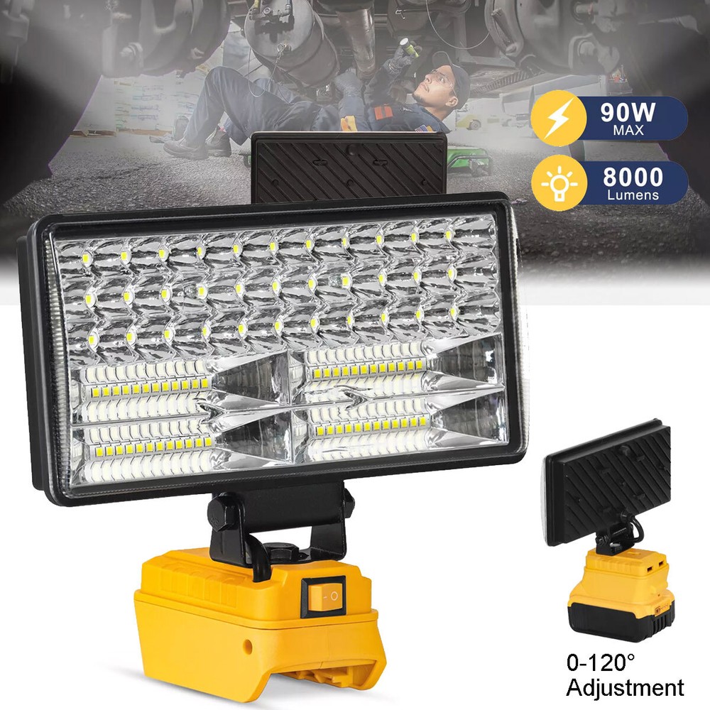 For DeWALT LED 20V 20Volt MAX Cordless LED Work Light Flashlight Torch TOOLS