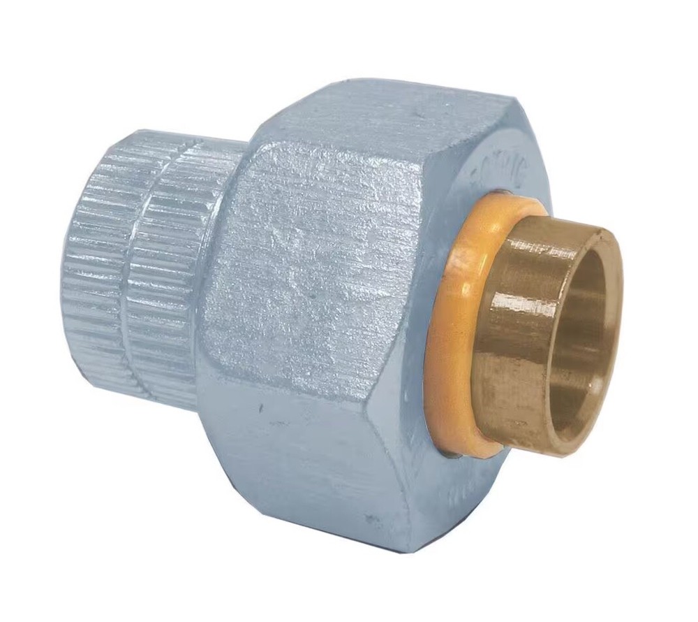 Everbilt Universal 1/2"x1/2" Sweat Galvanized Steel FIP Dielectric Union