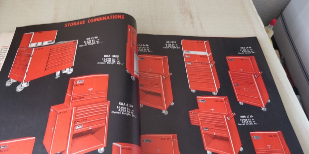 Snap On Tools -1977 Catalog - Manual Guide Books - Missing back cover page.