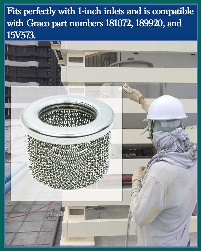 Inlet Strainer, Hose Strainer 181072 silver