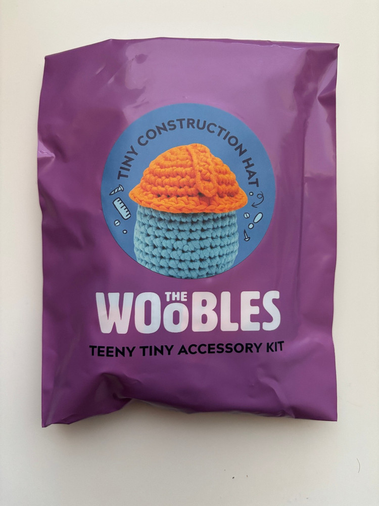 The Woobles Tiny Construction Hat Accessory Kit New and Unopened