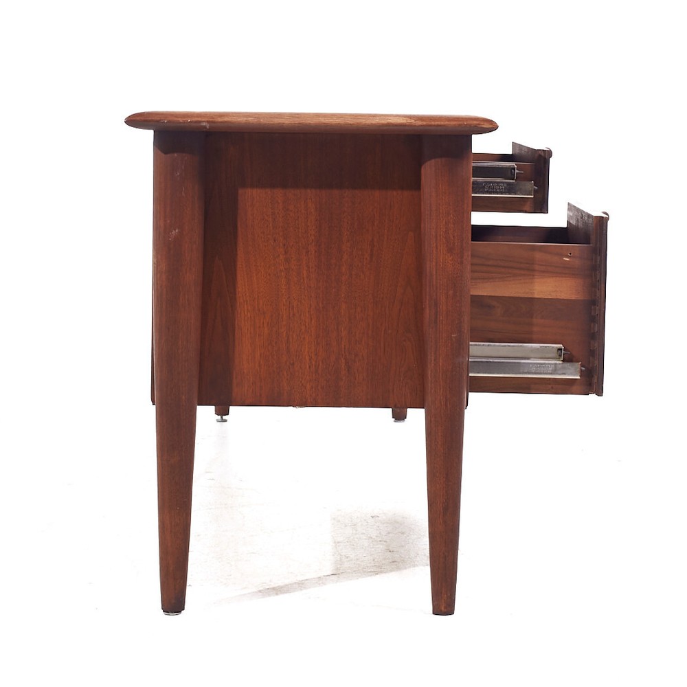 Alma Castilian Mid Century Walnut Credenza