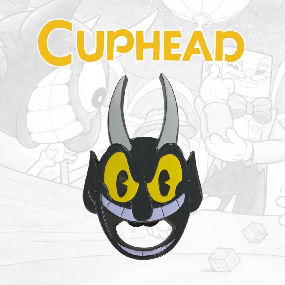Cuphead Bottle Opener Fridge Magnet