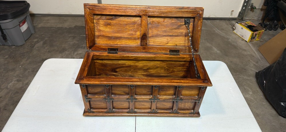 Vintage Walnut Trunk