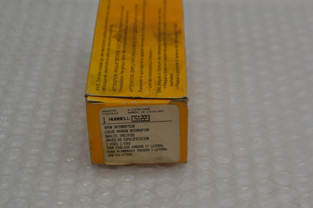 HUBBELL CS1223 SWITCH NSMP
