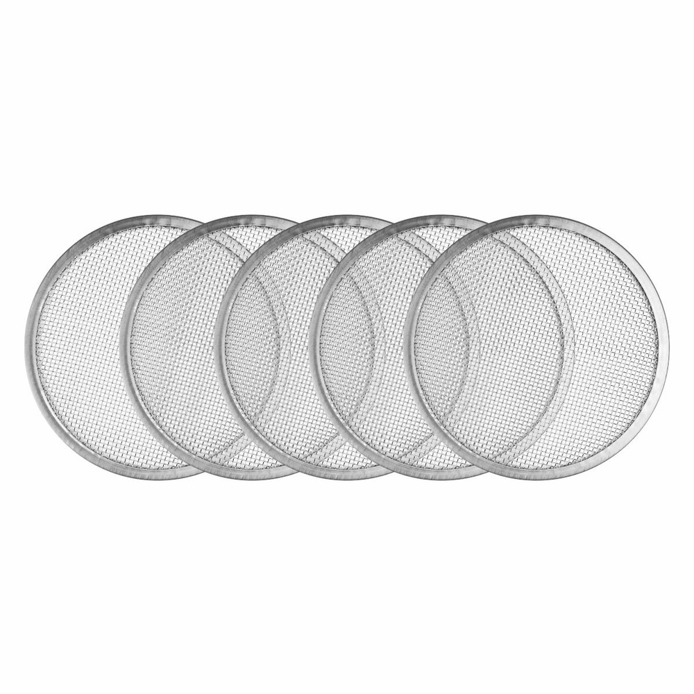 5 Steel Sprouting Lids Mesh Screen Strainer Filter Cap For Mason Jar Bottle