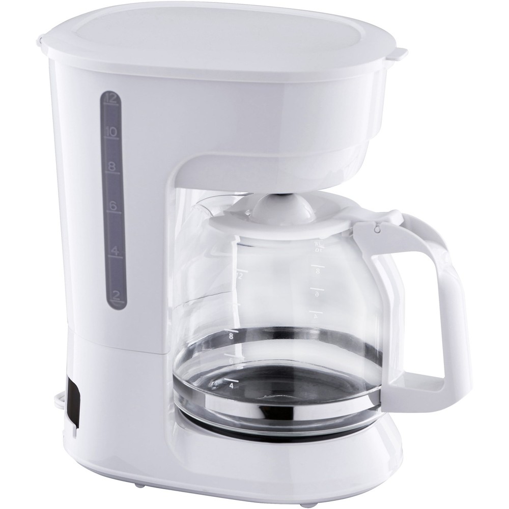 White 12-Cup Drip Coffee Maker, New