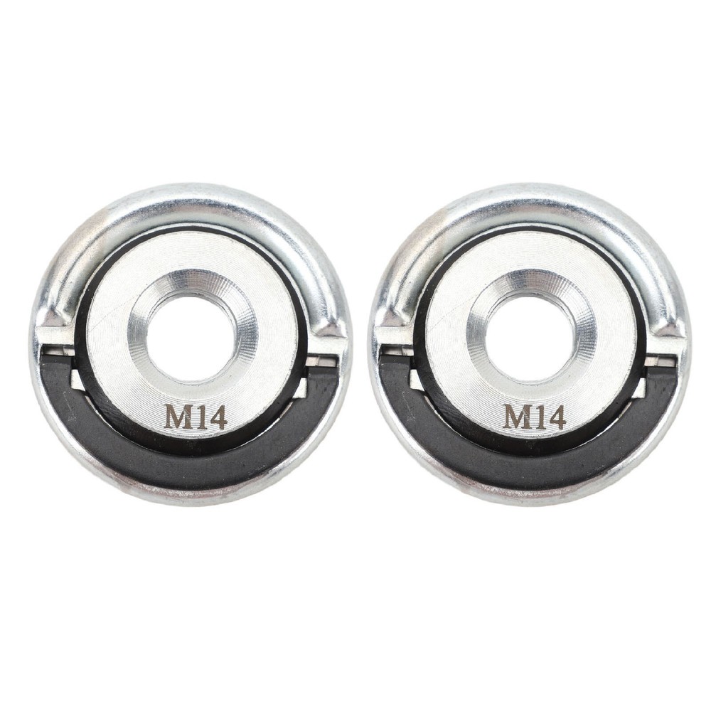2Pcs M14 Angle Grinder Quick Release Nut Alloy Steel Self Locking Grinder Nut
