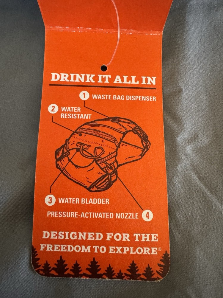Arcadia Trail Water Bladder Harness Blue Small NWT