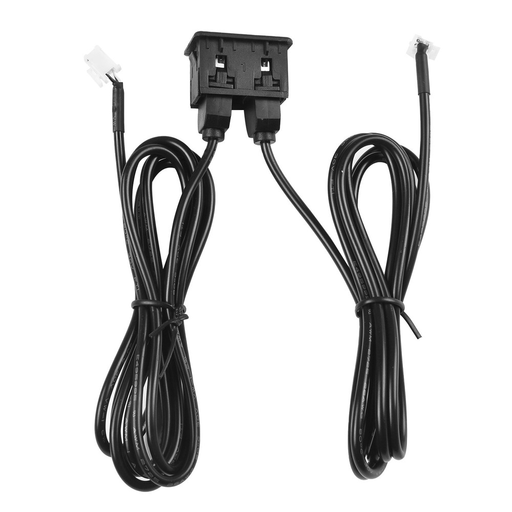 Reliable Performance Car Dual USB Port Panel Interface Extension Cable