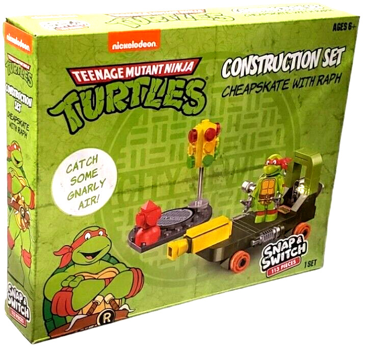 NEW Nickelodeon Teenage Mutant Ninja Turtles Snap & Switch Construction Raph