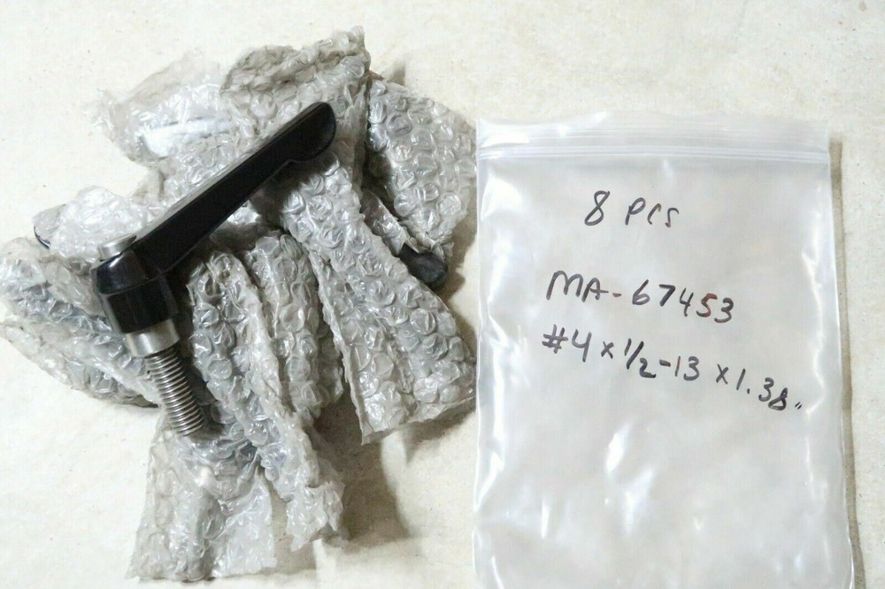 MONROE ENGINEERING MA-67453 #4 x 1/2-13 Stud SS Insert Adjustable Handle