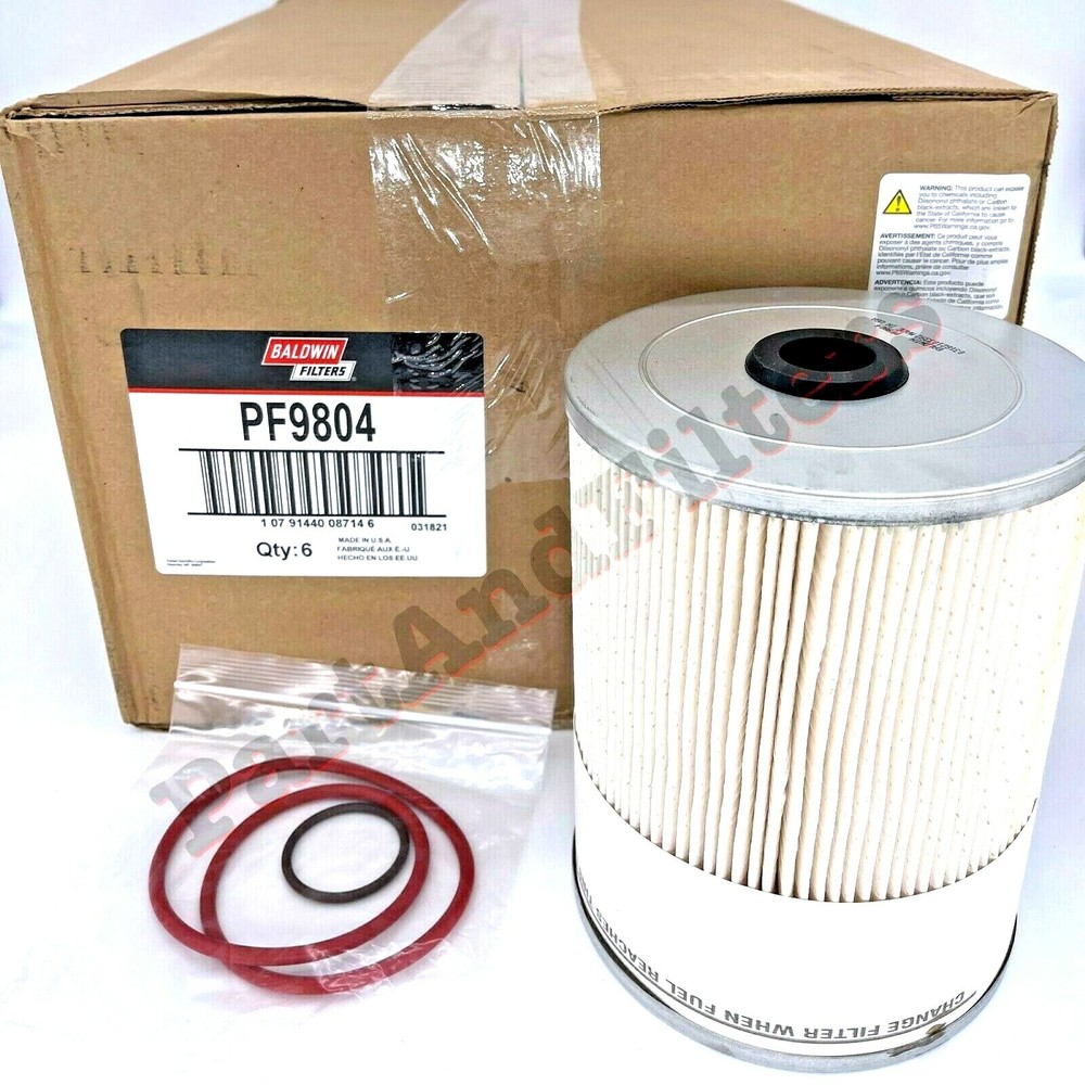 Baldwin Filters PF9804 Fuel/Water Separator Element (6 Pack)