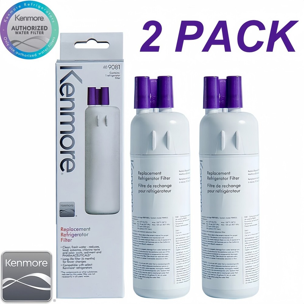 2/4/6 Pack Kenmore 9081 469081 46-9930 Replacement Refrigerator Ice Water Filter