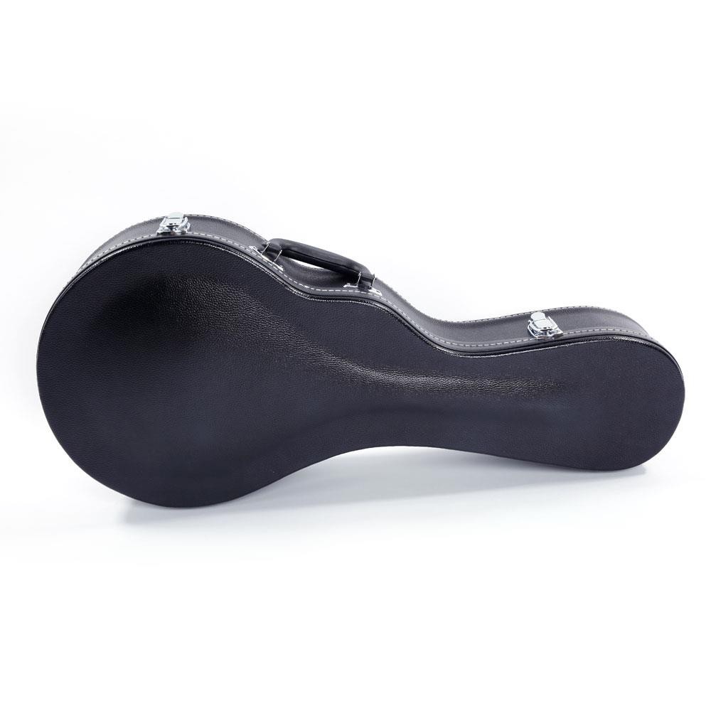 Glarry Microgroove Pattern Hardshell Mandolin Case for F Style Mandolin