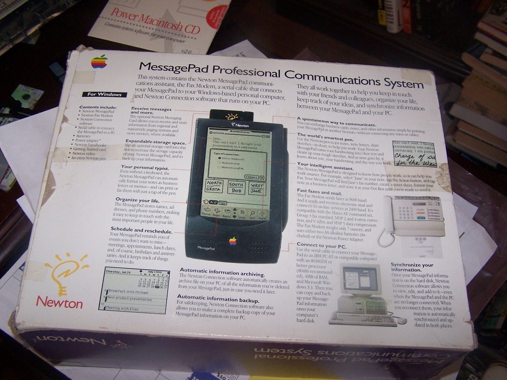 Apple Newton Mesagepad 1000 Professional Communication System for Windows AS IS