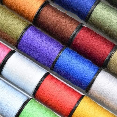 100pcs Sewing Thread Tools Kit - 64 Rolls Machine Thread Spools 30pcs Needles...