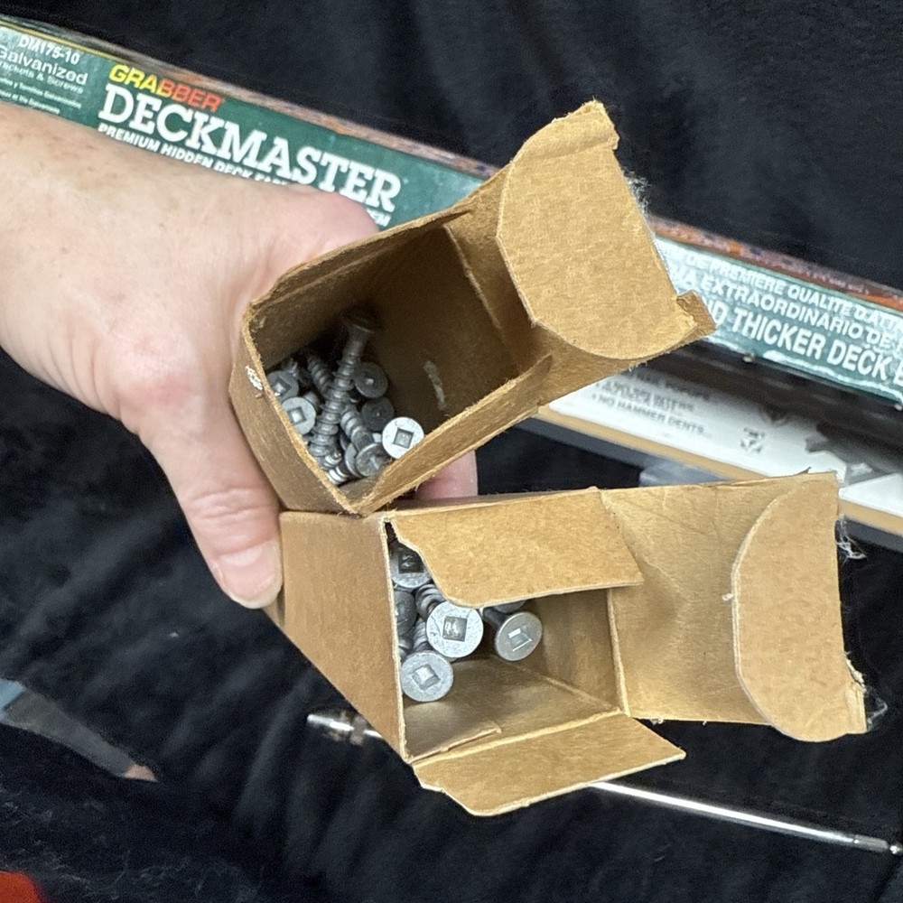 Grabber DECKMASTER DMP175-100 Hidden Bracket System 95% Complete w/ INSTRUCTIONS