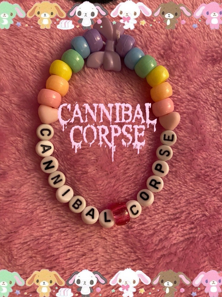 Kawaii Cannibal Corpse Single Kandi Bracelet