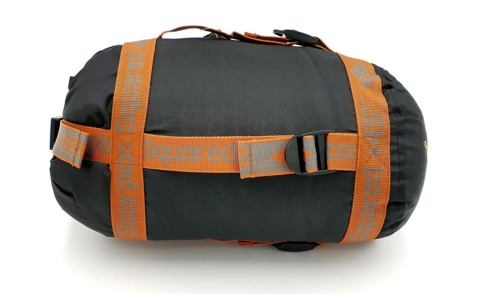 Ledge Scorpion +45 Sleeping Bag Water Resistant & Compact (Orange/Grey)