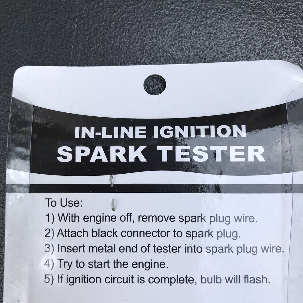 SPARK PLUG Tester Tool Ignition System Coil Engine In Line Auto Car Diagnostic