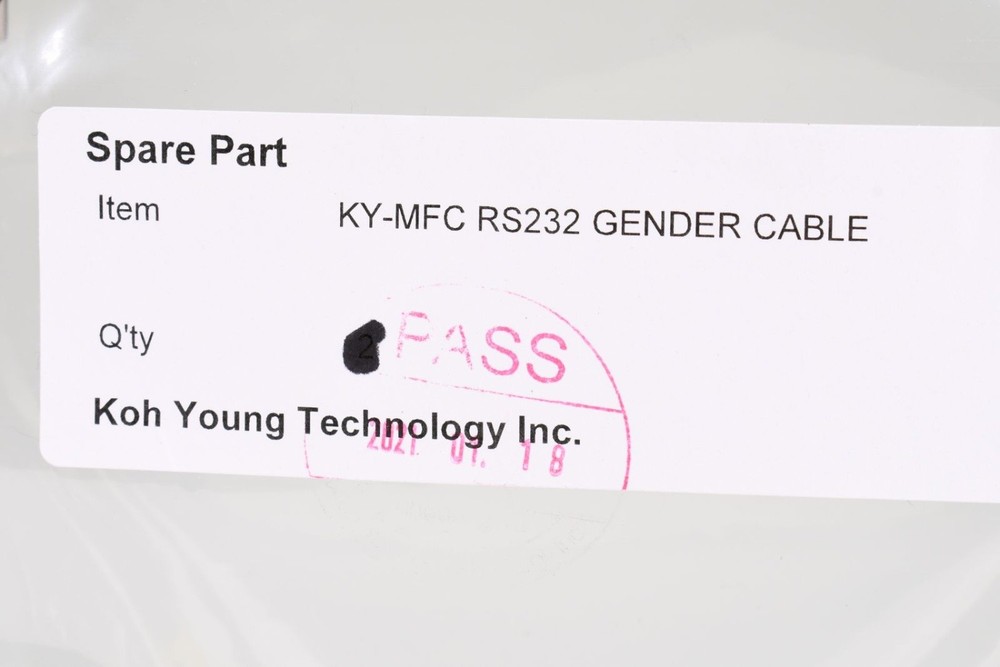 KOH YOUNG TECHNOLOGY KY-MFC-RS232, Gender Cable