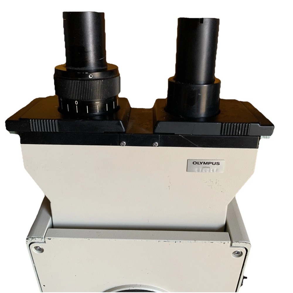 Olympus 070047 ergonomic tilting binocular head for microscopes SEE DESC