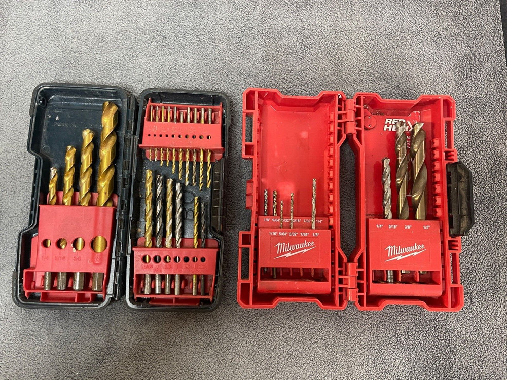 Bosch and Milwaukee Drill Bits Assortment