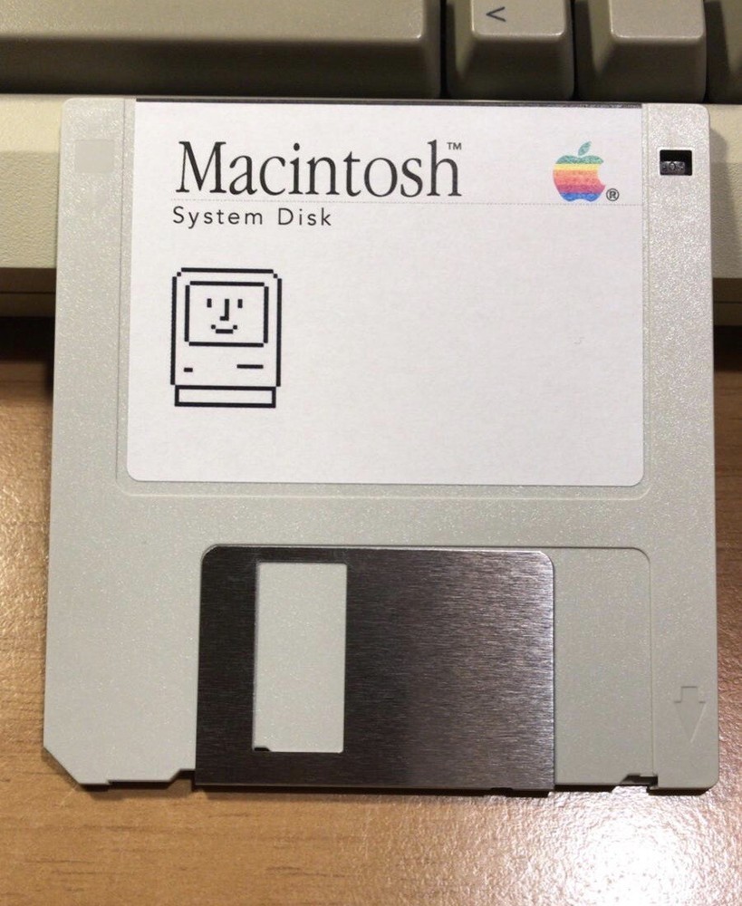 Floppy del PRIMO System Disk 1.1 per  Macintosh 128K, Plus ed SE in Inglese
